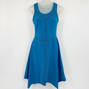 Prana Trixie Jersey Sleeveless Dress Embroidered